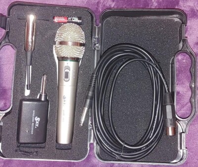 SKY SDM309  MIKE- CONDENSOR w/SWITCH FM OR PLUG-IN - SM58S SIZE - HARD CASE -NEW