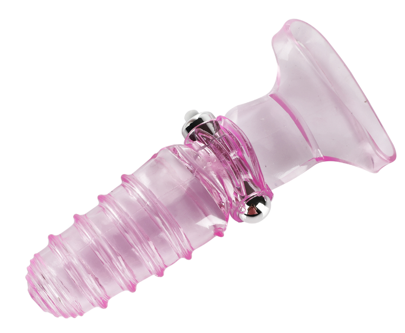 Finger Sleeve Vibrator G Spot Vibrating Dildo Adult Women Sex Toy FREE BULLET - Picture 3 of 12