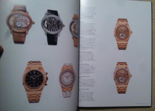 Watch Catalog Audemars WesTime Piguet Collection Book Sales Blancpain Hublot MTC