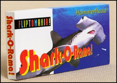 DAUMENKINO ⭐ SHARK-O-RAMA ⭐ HAMMERHEAD ⭐ HAMMER-HAI, NEU ! Fliptomania Flip Book