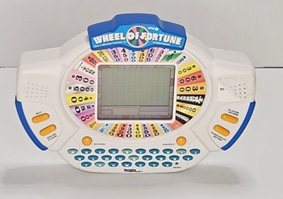 Wheel Of Fortune Handheld Game Vintage 1998 Tiger Electronics Tested Works
