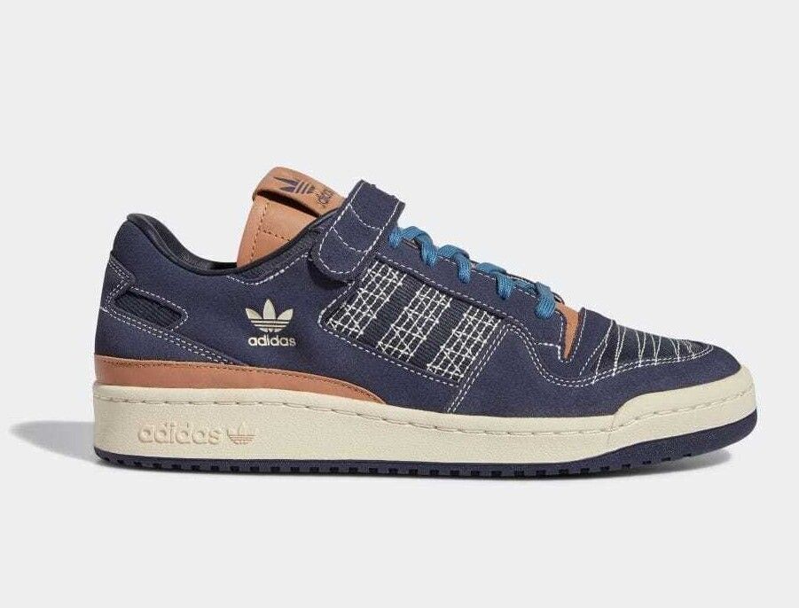 

Мужские кроссовки adidas Forum 84 Low Shadow Navy/Legend Ink/Vivid Red GX8564 US6-12, Синий, adidas Forum 84 Low