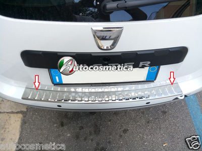 modanatura battivaligia Protezione soglia paraurti Dacia Duster 4x4 4x2 2010-17