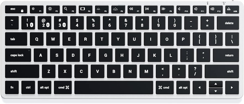 Satechi Slim X1 Bluetooth Backlit Keyboard &ndash; Illuminated Keys & Multi-Device Syn