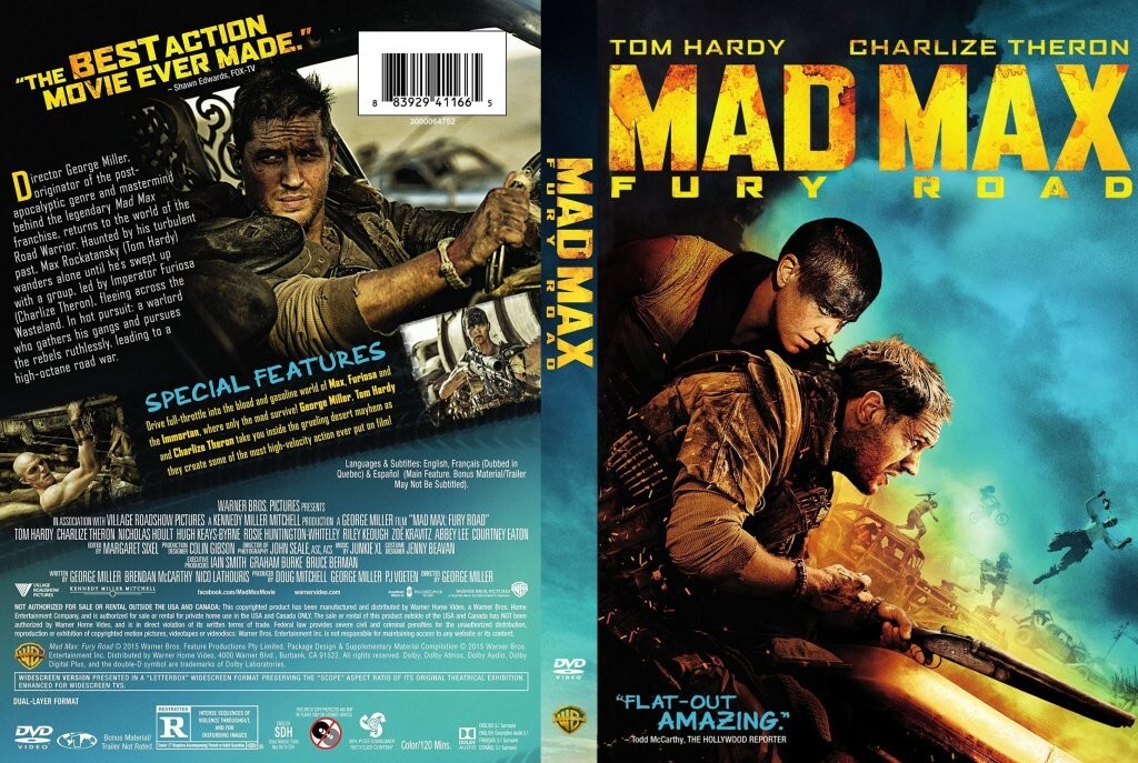 Mad Max Fury Road DVD | eBay
