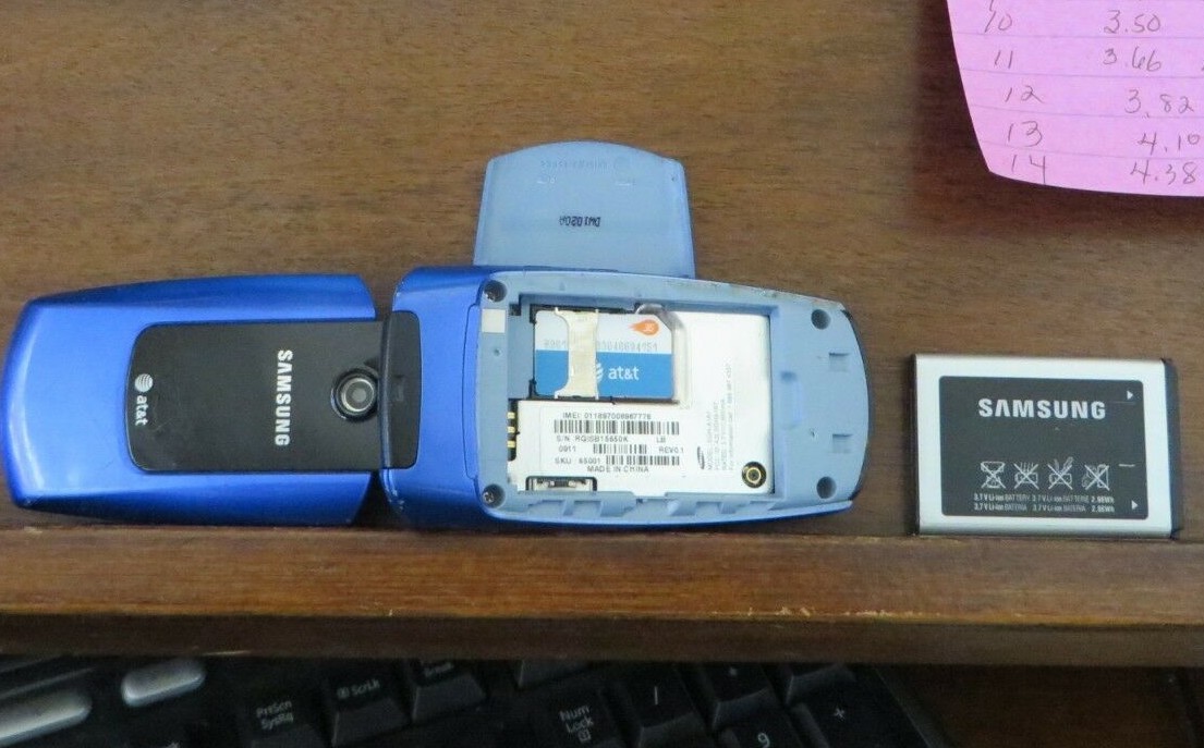 Samsung SGH A167 - Blue (AT&T)