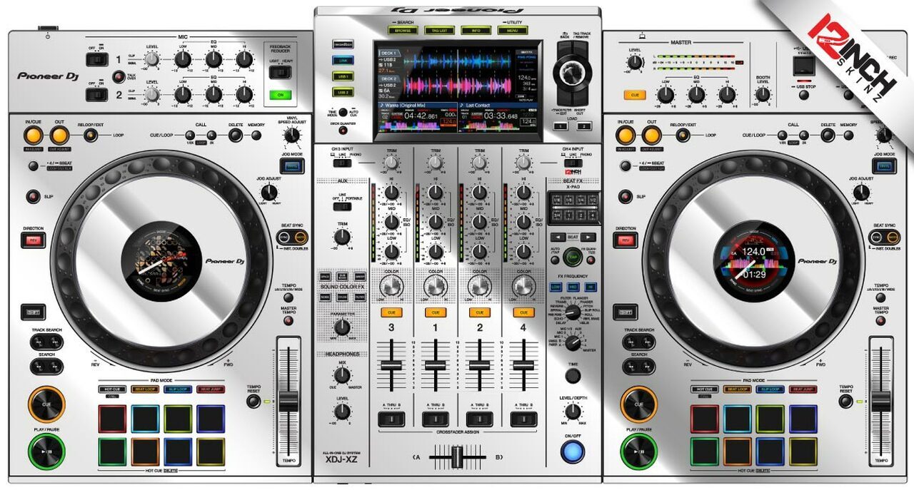 Pioneer XDJ-XZ Skin - mirror silver Rekordbox | eBay Pioneer XDJ-XZ Skin - mirror silver Rekordbox | eBay