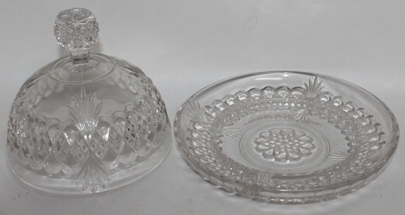 ANTIQUE Atlanta EAPG Butter Dish TARENTUM