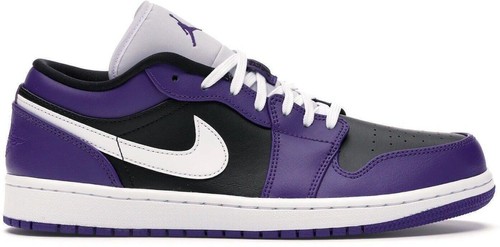 553558-501 Nike Air Jordan 1 Low Court Purple White Black 553558-501 Nike Air Jordan 1 Low Court Purple White Black