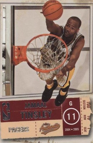 2004-05 Fleer Authentix - Jamaal Tinsley #43
