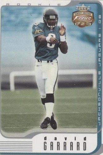 2002 Fleer Focus Jersey Edition David Garrard #103