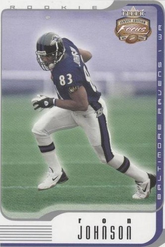 2002 Fleer Focus Jersey Edition Ron Johnson #104