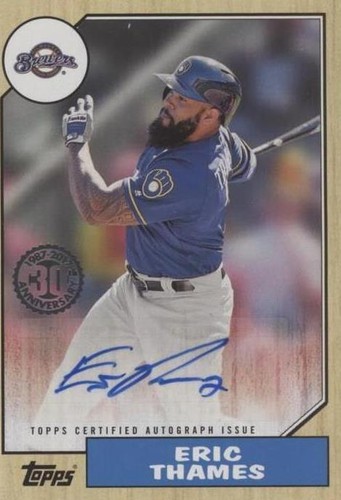 2017 Topps Update Series - Eric Thames #87A-ET