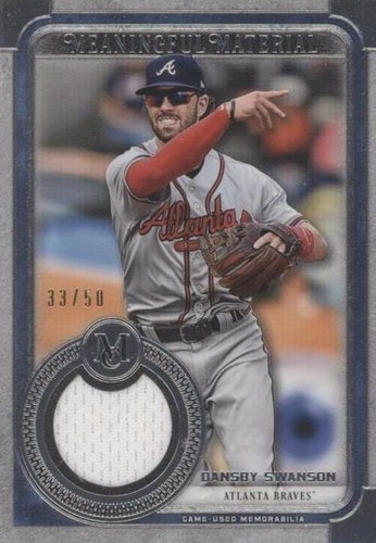 2019 Topps Museum Collection - Dansby Swanson #MMR-DSW