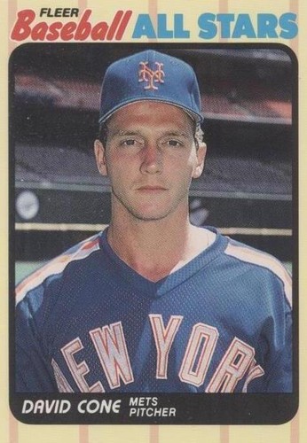 1989 Fleer Baseball All Stars - David Cone #9