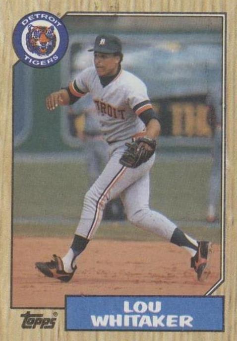 1987 Topps - Lou Whitaker #661