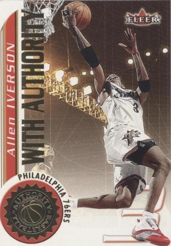 2000-01 Fleer Authority - Allen Iverson #9 WA