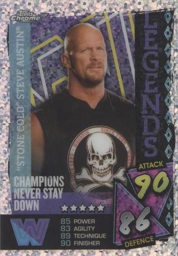 2021 Topps Chrome WWE Slam Attax - Steve Austin #297