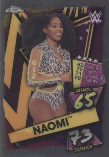 2021 Topps Chrome WWE Slam Attax - Naomi #72