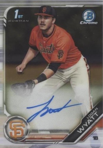 2019 Bowman Draft - Logan Wyatt #CDA-LW