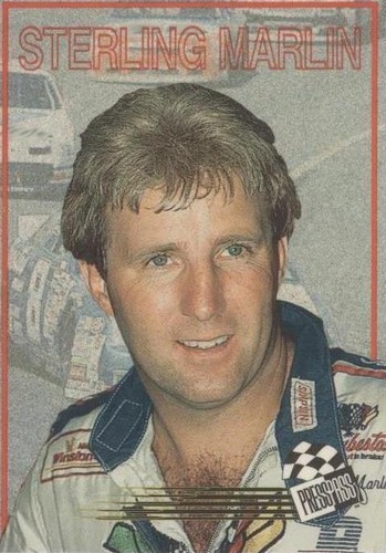 ソアリン  プレス 1993 Press Pass Previews #32 Sterling Marlin's Car EX 5691