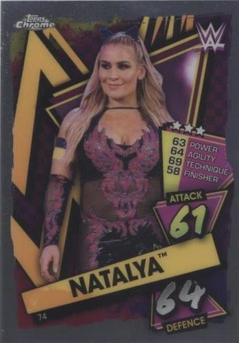 2021 Topps Chrome WWE Slam Attax - Natalya #74