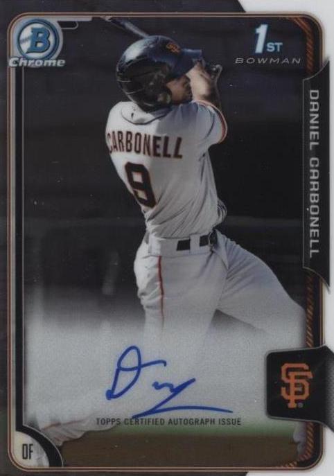 2015 Bowman Chrome - Daniel Carbonell #BCAP-DC