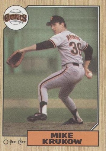 1987 O-Pee-Chee - Mike Krukow #241