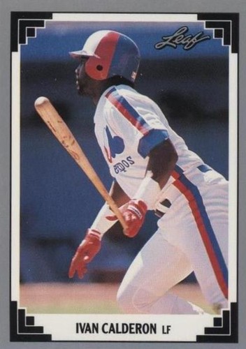 1991 Leaf - Ivan Calderon #338