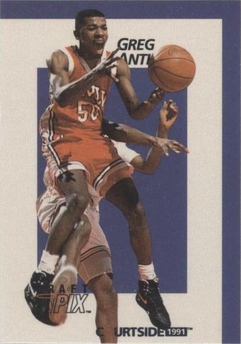 Courtside Draft Pix 1991 - Greg Anthony #4