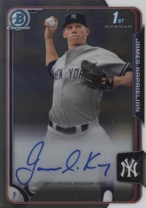 2015 Bowman Draft - James Kaprielian #BCA-JK