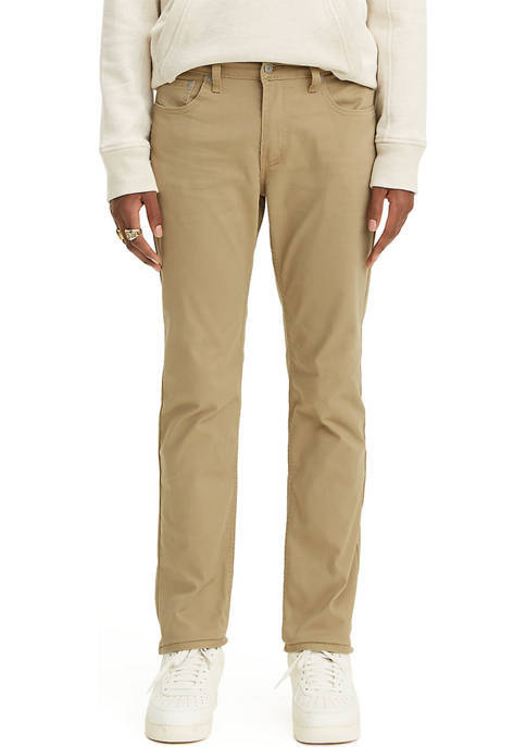 

Levis 511 Mens Slim Fit All Seasons Tech Брюки Бежевые 045113376, Бежевый, Levi's 511