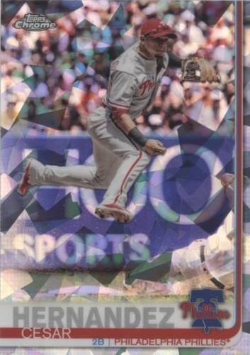 2019 Topps Chrome Sapphire Edition - Cesar Hernandez #331