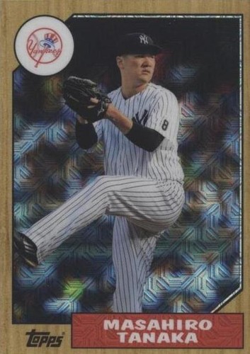 2017 Topps Silver Pack 1987 Design Chrome - Masahiro Tanaka #87-MT