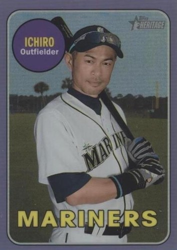 2018 Topps Heritage High Number Chrome Refractor /569 Ichiro