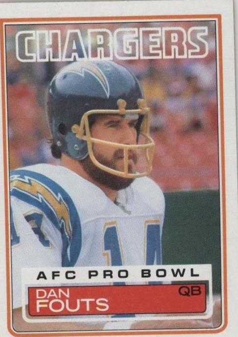1983 Topps Dan Fouts #374