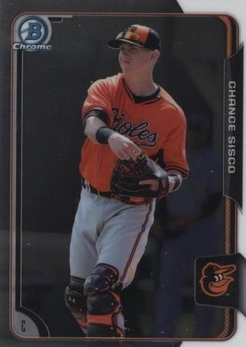 2015 Bowman Chrome - Chance Sisco #BCP190