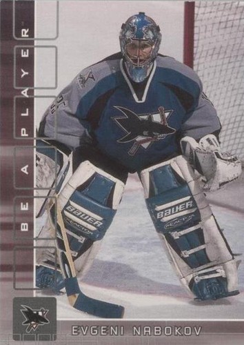 2001-02 In the Game Be A Player Memorabilia - Evgeni Nabokov #4