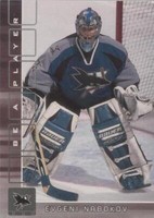 2001-02 In the Game Be A Player Memorabilia - Evgeni Nabokov #4