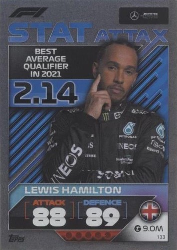 2022 Topps F1 Turbo Attax - Lewis Hamilton #133