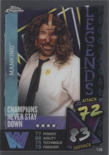 2021 Topps Chrome WWE Slam Attax - Mankind #139