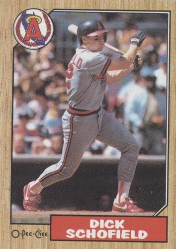 1987 O-Pee-Chee - Dick Schofield #54