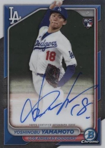 2024 Bowman Chrome Yoshinobu Yamamoto SP Image Variation PSA