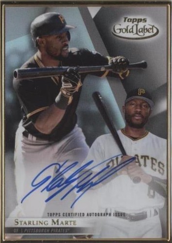2018 Topps Gold Label - Starling Marte #FA-SM