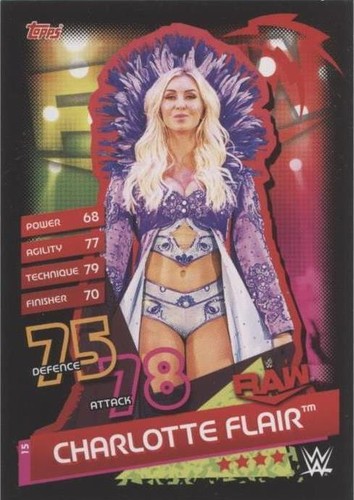 2020 Topps WWE Slam Attax Reloaded - Charlotte #15