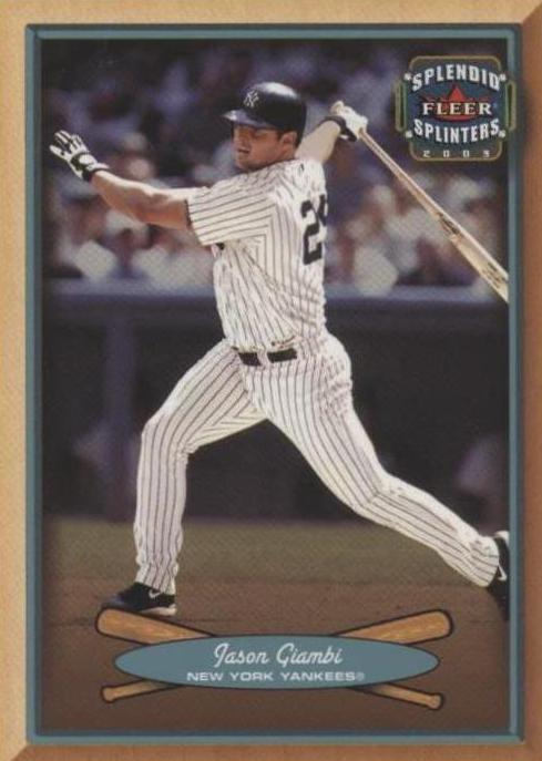 2003 Fleer Splendid Splinters - Jason Giambi #16