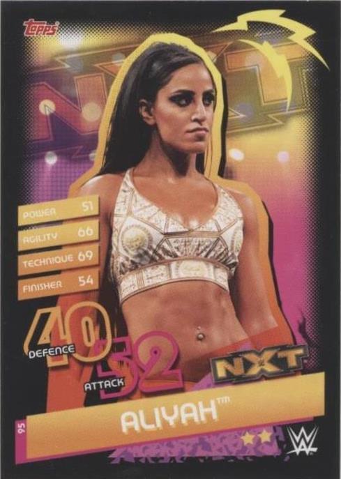 2020 Topps WWE Slam Attax Reloaded - Aliyah #95