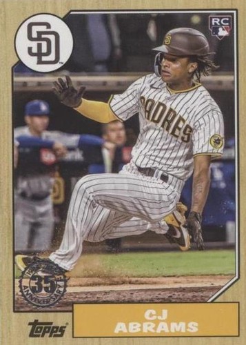 2022 Topps Update Series - C.J. Abrams #87TBU-10
