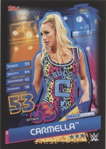 2020 Topps WWE Slam Attax Reloaded - Carmella #50