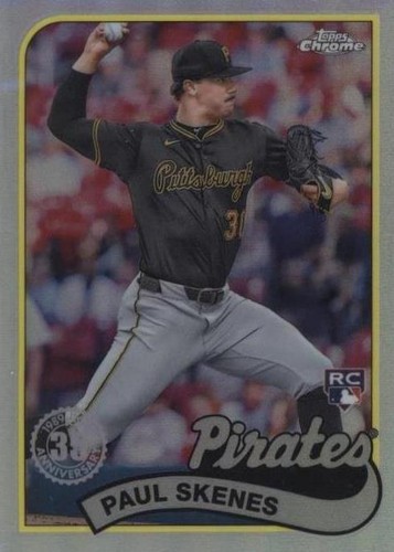 PSA 10 PAUL SKENES AUTO 2024 TOPPS CHROME UPDATE AQUA
